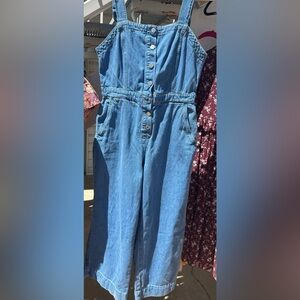 H&M denim overalls.